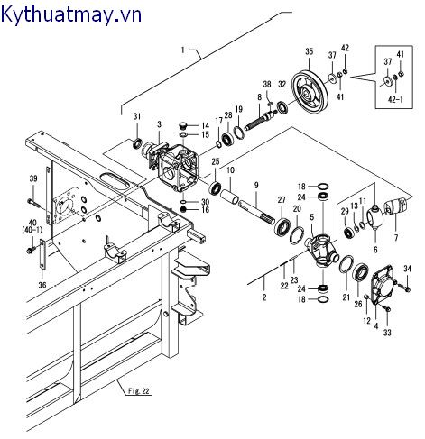 Vỏ truyền động lưỡi gặt